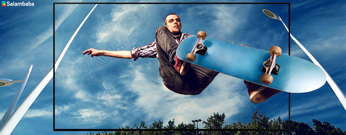 صفحه بزرگتر با صفحه نمایش تلویزیون سامسونگ Q60R